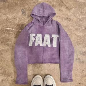 Sweats à capuche personnalisés en éponge française sans ficelle 100% coton fermeture à glissière complète rue surdimensionné épais lourd 450 GSM hommes sweats à capuche vierges - Product Image 2