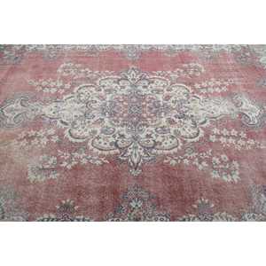 7.2x10.2 ft Turkish Rug, Rug, <b>Red</b> Moroccan Rug <b>Wool</b> - Product Image 5