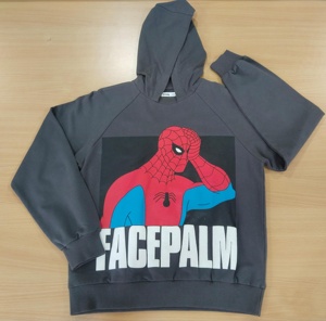 เสื้อสเวตเตอร์สวมหัวมีฮู้ดโอเวอร์ไซส์สำหรับผู้ชายชุดวอร์มแนวสตรีทเสื้อมีฮู้ดแบรนด์หรูออกแบบได้ตามต้องการ - Product Image 2