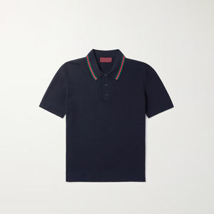 100% coton unisexe hommes t-shirts solide OEM Logo personnalisé plaine respirant hommes à manches courtes chemise Golf Polo plus haute qualité hommes - Product Image 1