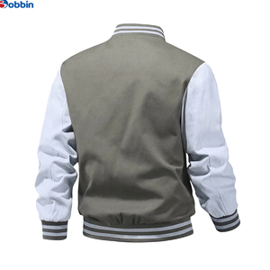 Veste de baseball varsity pour homme de haute qualité personnalisée, veste d'hiver de collège en tissu de toile, nouvelle conception, taille plus - Product Image 2