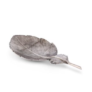 <b>Top</b> Sale Handmade Aluminium <b>Feather</b> Shape Tray For Christmas Home Hotel Restaurant in Best Price - Product Image 6