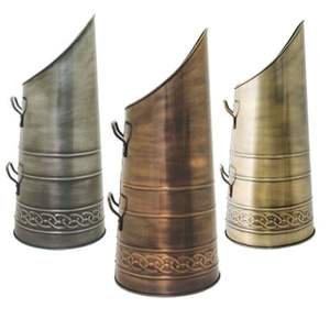 Luxe 21inc Coal Hud Home Decor pour accessoires de cheminée Fer avec finition en laiton pour bois combustible et charbon - Product Image 2