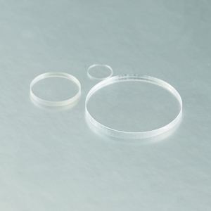 Stock optique ménisque lentille fluorure de baryum (BaF2) 25.4x5mm revêtement antireflet fenêtre de protection - Product Image 3