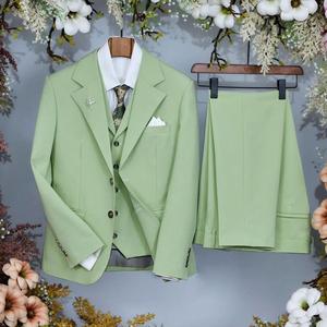 Vestes de costume pour hommes personnalisées, coupe ajustée, décontractées, pour les affaires, les réunions et les mariages - Product Image 1