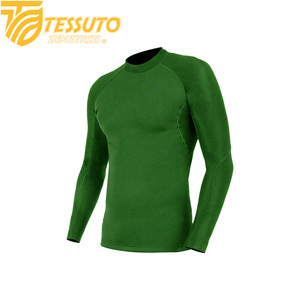 OEM Rash Guard MMA pour hommes de haute qualité, Spandex/Polyester, séchage rapide, 220g, manches longues, sérigraphie, impression personnalisée, vente en gros - Product Image 3