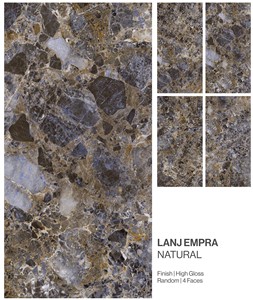 กระเบื้องพอร์ซเลน LANG EMPRA NATURAL 600x1200 ผิวมันเงา - Product Image 2