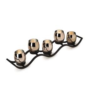 Candelabro de diseño de cristal para decoración del hogar, soporte de vela brillante para interior y exterior, votivo - Product Image 6