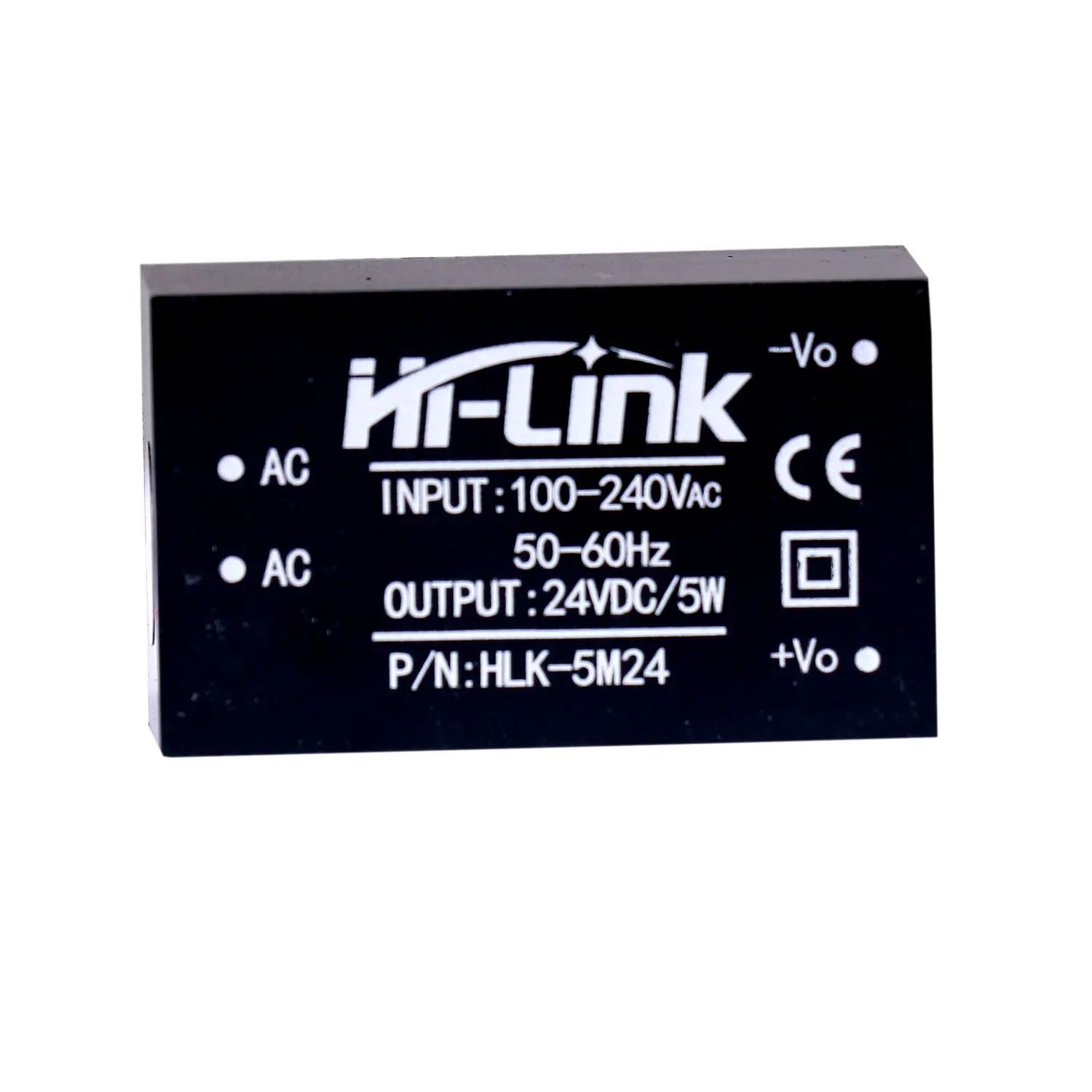 Catu modul daya HLK-5M24 dari Hi-Link Shenzhen 5W AC DC 220V 3.3V/5V/9V/12V/24V-Distributor resmi konverter AC-DC