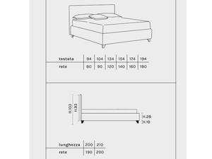 Cama Doble Moderna Tapizada, Tamaños Queen/King, Tela Personalizable, Diseño Lineal Elegante, Funda Extraíble, VF HOME DECOR VF_MOB039 - Product Image 4