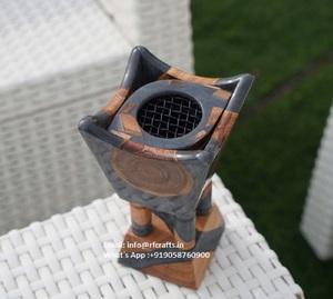 Brûleur d'encens en résine de bois de qualité supérieure Medkhan Mubkhar pour Bakhoor & Dukhoon - Product Image 5