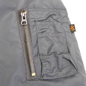 แจ็คเก็ตบอมเบอร์ผ้าใบน้ำหนักเบาของผู้ชายเสื้อกันลมแฟชั่นสำหรับฤดูใบไม้ผลิฤดูใบไม้ร่วงชุดลำลองย้อมสีธรรมดาตามสั่ง - Product Image 4