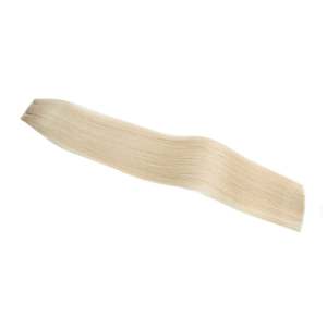 Micro Weft Hair Extensions 24 Inch Creamy Blonde Double Drawn 12A Remy Indian Human Hair <b>Body</b> <b>Wave</b> - Product Image 3