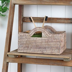 Juego de 3 Cestas de Almacenamiento Redondas de Mimbre Natural Ecológicas, Hechas a Mano, Modernas, Multifuncionales, Artex Green Earth, Hechas en Hanoi - Product Image 4