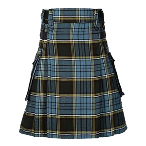 Kilts de Tartan écossais pour hommes 5 Yards Tenue décontractée traditionnelle 45 + Kilts de Tartan authentiques fabriqués à partir de coton du Pakistan - Product Image 4