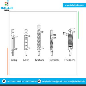 Proveedor indio duradero Vidrio de borosilicato de alta calidad Vidrio de laboratorio de condensador Liebig para aplicaciones de prueba - Product Image 5