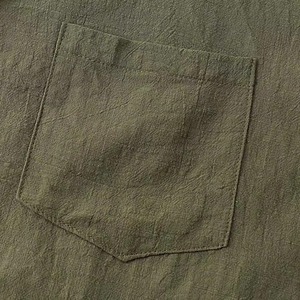 Cotton <b>Linen</b> Men Outfit Set Summer Casual Loose Single Breasted Men's <b>Shirt</b> <b>Shorts</b> 2 Pcs Sets Solid Beach Wear <b>Short</b> <b>Sleeve</b> Suit - Product Image 4