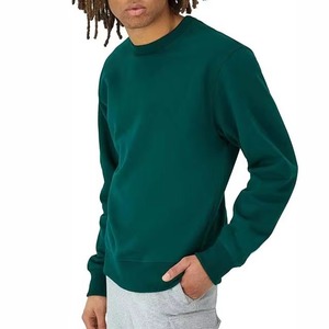 Design personnalisé pull ras du cou hommes haut sérigraphie prêt commande en gros pull - Product Image 1