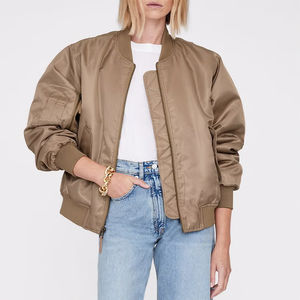 Veste universitaire d'hiver unisexe avec broderie personnalisée sur le devant et écussons, vêtement scolaire classique léger - Product Image 6