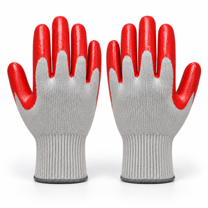 Gants en PVC conçus avec un tissu flexible et une revêtement protecteur pour une manipulation fiable, un confort et une longue durée d'utilisation. - Product Image 4