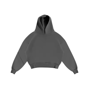 Ensemble survêtement pour homme en coton lourd vintage respirant à capuche avec logo personnalisé, sweat-shirt d'automne, pantalon de survêtement en molleton épais 400 g/m² - Product Image 6