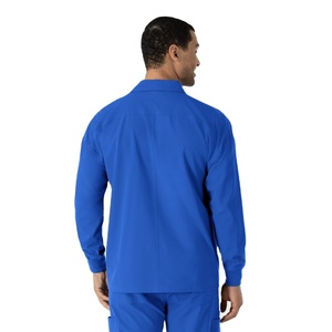 OEM Custom Modern Men Medical <b>Scrub</b> Jacket 210 GSM Polyester Cotton Hospital Doctor Nurse Uniform Durable Healthcare Apparel - Product Image 3