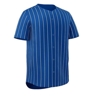Vente en gros Maillot de baseball brodé sur mesure pour hommes, vêtement de sport uniforme d'équipe personnalisé en polyester vierge à sublimation - Product Image 3