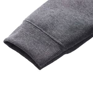 Sweat à capuche surdimensionné en coton biologique 100% pour homme, broderie, tissu éponge français, lavage enzymatique, streetwear écologique, OEM ODM 2026 - Product Image 2