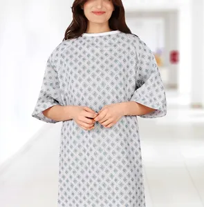 Patient Gown 2024-25 Breathable 100% Cotton surgical gown doctors surgical gowns medical suppliers Abiha Fatima International
