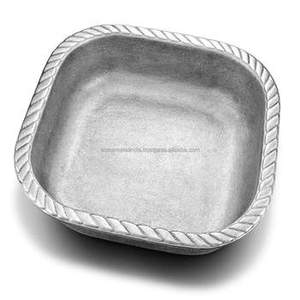 Juego de 2 cuencos de cobre pulido para servir alimentos, los cuencos de metal de tamaño personalizado más vendidos, cocina ideal, eventos de boda, precio al por mayor - Product Image 5