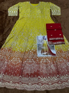 ชุด anarkali ปักด้ายเลื่อมแบบพรีเมียม - Product Image 5
