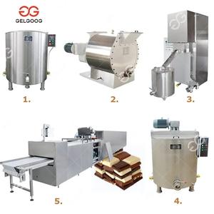 Máquina automática para hacer chocolate Moldeado de barras de chocolate Maquinaria de línea de producción de procesamiento multifuncional de acero inoxidable - Product Image 1