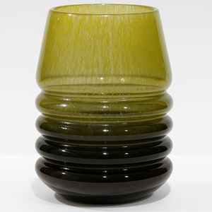 Vase en verre gaufré moderne Vase de mariage de table design floral vintage Vase à fleurs décoratif artistique - Product Image 5