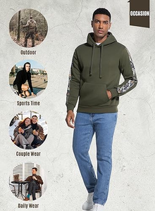 Sweat-shirts à capuche pour hommes de haute qualité, streetwear unisexe, pull-over, vente en gros, sweats-shirts personnalisés, broderie de logo, sweats-shirts vierges pour hommes - Product Image 4