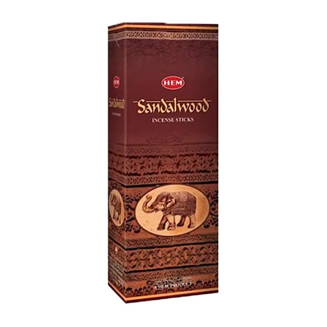 Подол сандалового дерева ароматические палочки 6 шестиугольных коробок (по 20 палочек в каждой коробке с гексой) 120 палочки высокого качества ароматизаторы индивидуальная упаковка