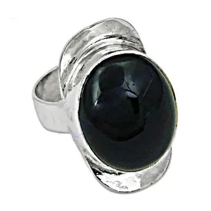 925 Silver <b>Vintage</b> Statement <b>Ring</b> for Women Rose <b>Gold</b> & 18K Plated Inlaid Black Gemstone Number Shape IGI Certified - Product Image 2