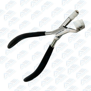 Optical Pliers for Adjusting and Bending <b>Eyeglasses</b> Arms & <b>Frames</b> & Nose Pad Applying Pliers Black Grip Handle Stainless Steel - Product Image 6