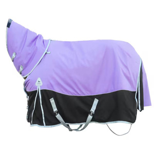 High Quality Lightweight & Breathable <b>Memory</b> Fabric Horse Show Rugs Wholesale Summer and Winter <b>Blankets</b> with Neck - Product Image 1