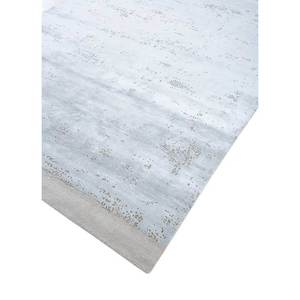 Alfombra Rectangular Kavi Gris y Negra, Tejida a Mano con Lana y Seda de Bambú, Diseño Teoría del Caos, Estilo Boho, para Hogar y Pasillo - Esk-328 - Product Image 2