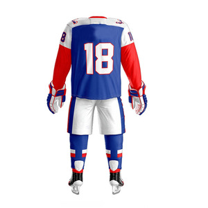 La ropa de hockey sobre hielo de talla grande más popular, uniforme personalizable con su propio logotipo para adultos - Product Image 3