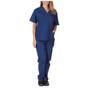 Uniformes de médecin Offre Spéciale gommages d'infirmières médicales uniformes ensembles de gommage de clinique hauts à manches courtes pantalons uniforme d'infirmière - Product Image 4