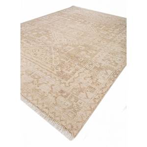 Alfombras de Lana Anudadas a Mano Erbe, Color Beige Marrón AKWL-1604, para el Hogar, Diseño de Medallón Rectangular Tipo Rompecabezas, para Sala de Estar, Pasillo, Entrada - Product Image 2