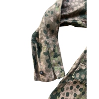 Veste d'uniforme allemand Heer de style vintage de la Seconde Guerre mondiale, motif camouflage à pois, respirante, en acrylique, reproduction de haute qualité pour uniforme
