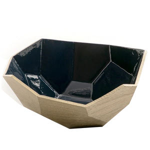 Tazón de servidor de frutas profundo redondeado de diseño moderno, accesorios de decoración de mesa, tazones de frutas de Metal - Product Image 2