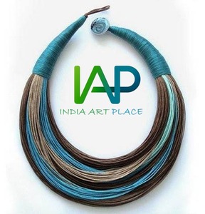 Collar de cordón de cera de tendencia, el mejor regalo de fiesta para niñas, Gargantilla, collar, bordado de diseñador para joyería de fiesta para mujer - Product Image 1