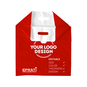 Bolsa de Compras de Plástico Reforzada con Asa Troquelada al por Mayor, Fabricante Turco, Impresión Personalizada - Product Image 4