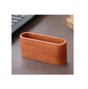 Portatarjetas de madera de acacia Fabricantes Suministro de portatarjetas de madera maciza proveedor mayorista - Product Image 1