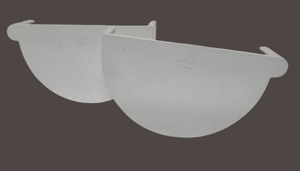 ท่อพีวีซีรางน้ำฝนขนาด170มม. ทนทานดีไซน์ทันสมัยฝาปิดท้ายด้านซ้ายขวาสำหรับวัสดุก่อสร้าง - Product Image 2