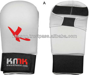 Gants de boxe professionnels personnalisés usine OEM temps couleur EVA PU cuir rouge noir dentelle-gants de boxe professionnels en cuir PU - Product Image 2