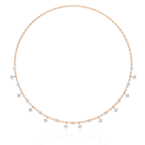 Collier personnalisé en diamants de laboratoire en or fin 10 carats 14 carats 18 carats Collection de diamants Mantra - Product Image 5